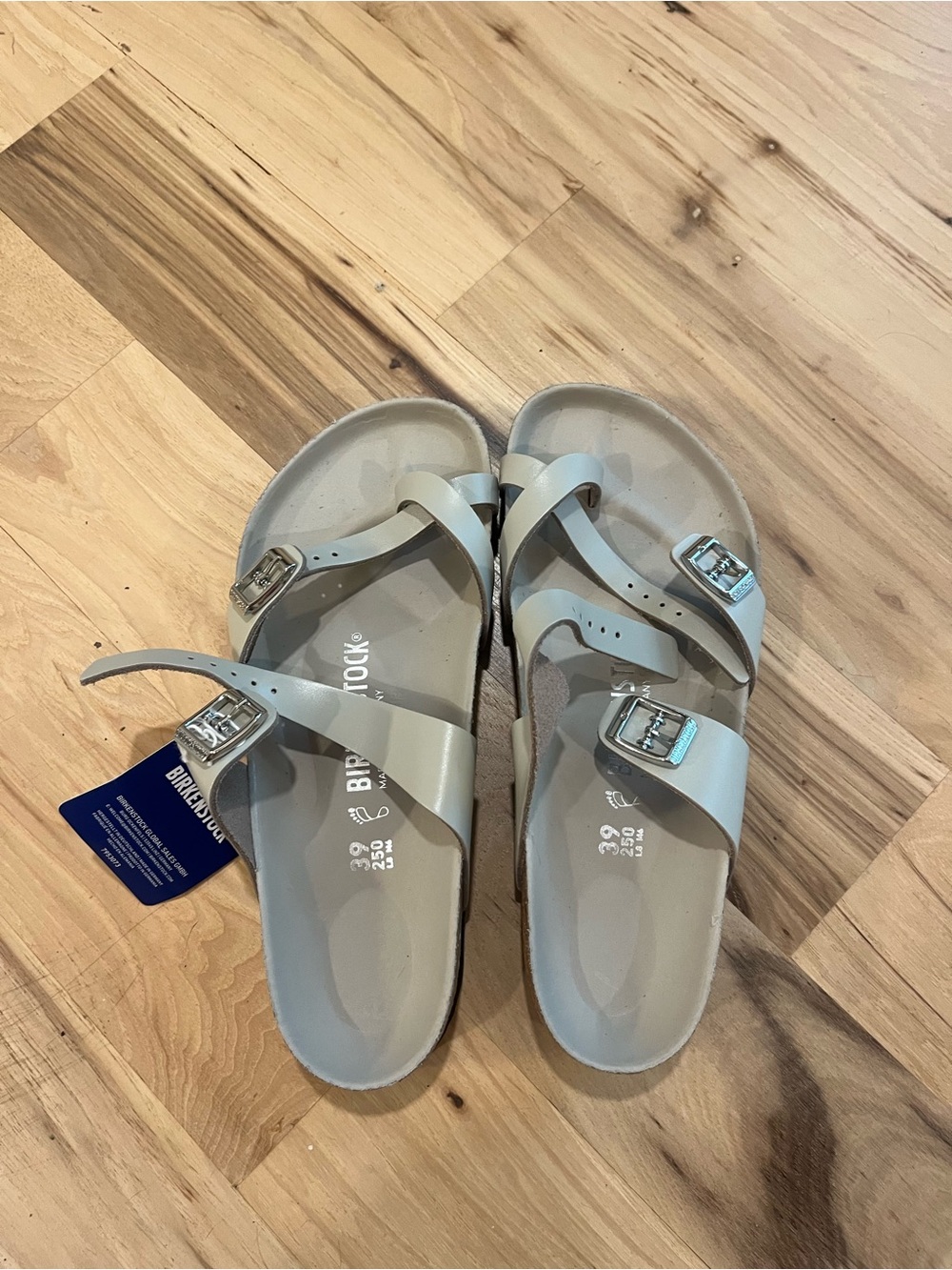Birkenstock Mayari Women's Two-Buckle Slide Sandal- Oyster
Size 39 - Picture 6 of 7